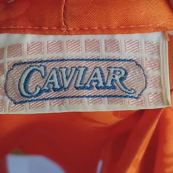 Cavlar | Vintage Silk Blend Orange Blouse - Picture 6 of 8